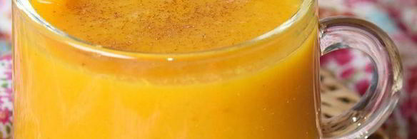солнечный смузи с тыквой и облепихой