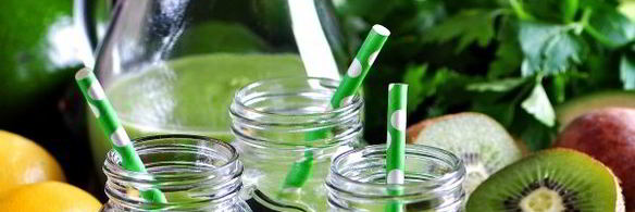 витаминный смузи из авокадо и шпината