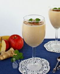 Яблочно-банановый смузи с имбирем