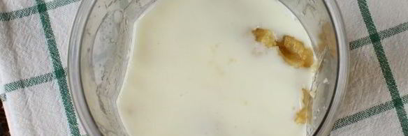 яблочно-банановый смузи с имбирем