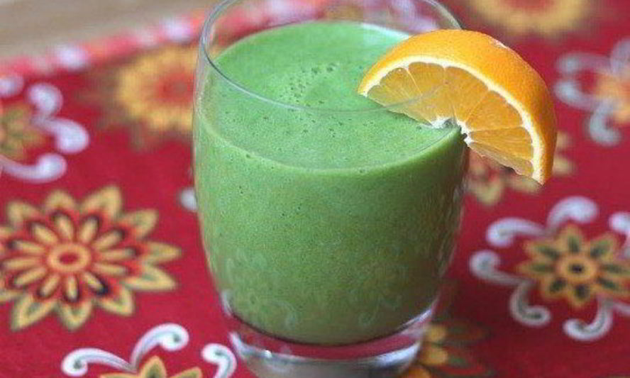 Рецепт зеленого смузи со шпинатом