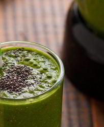 Зеленый коктейль с горохом