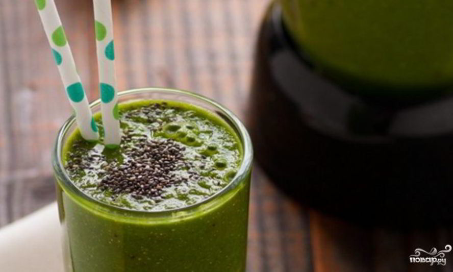 Рецепт зеленого коктейля с горохом