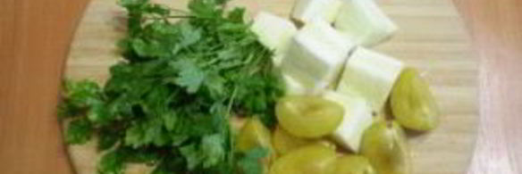 зеленый коктейль с кабачком