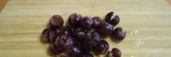 зеленый коктейль с виноградом