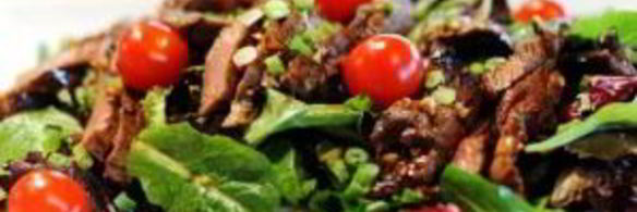 горячий салат с говядиной