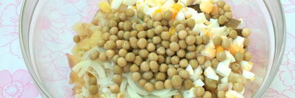 картофельный салат с горчичной заправкой