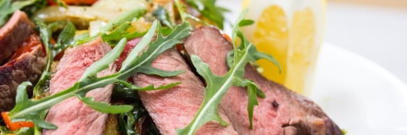 Картофельный салат с говядиной