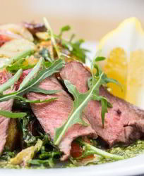 Картофельный салат с говядиной