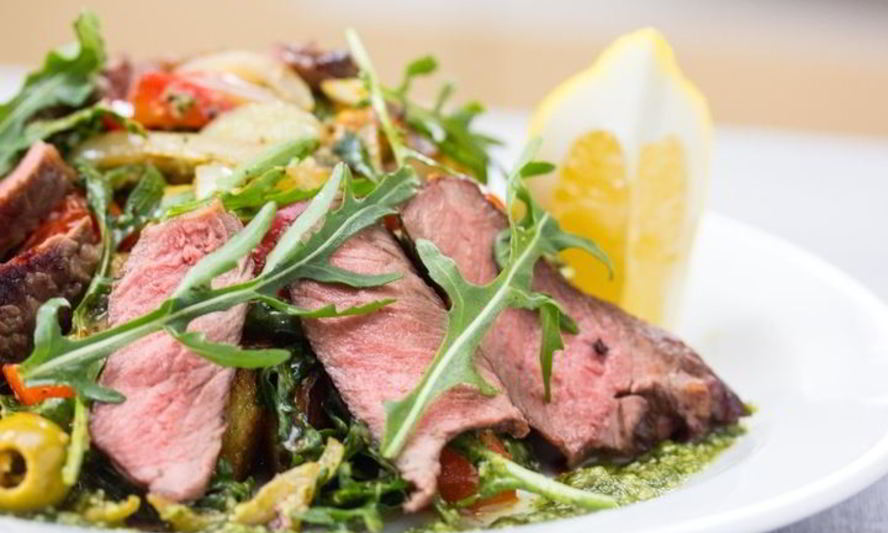 Рецепт картофельного салата с говядиной