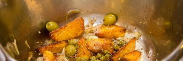 картофельный салат с говядиной