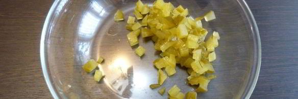 картофельный салат с копченой рыбой