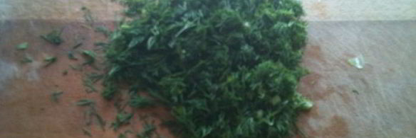 картофельный салат с редисом