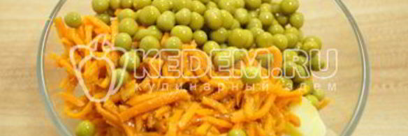 салат из картофеля с морковью по-корейски