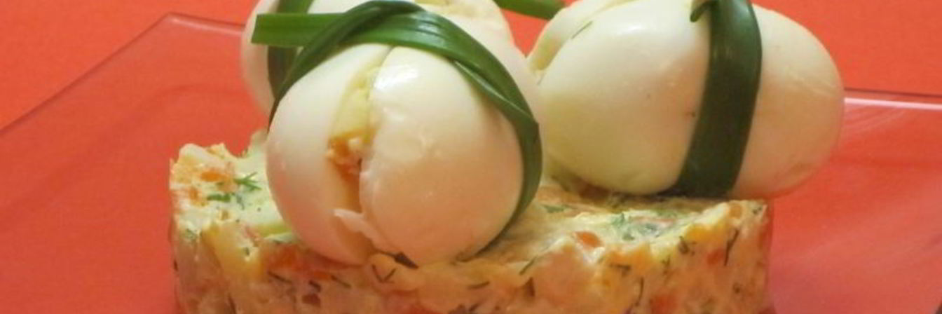 Салат картофельный с сельдью