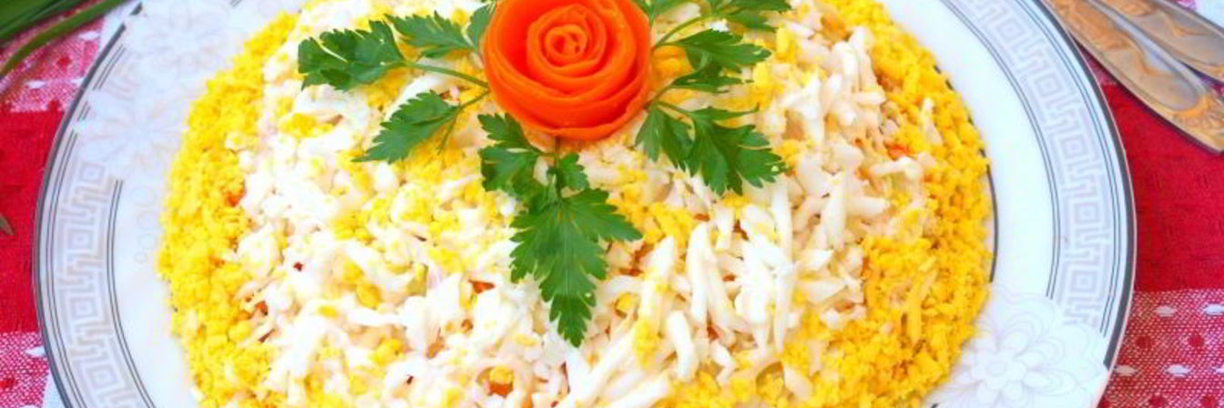 Салат с картофелем и курицей