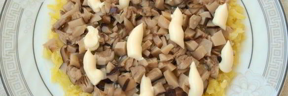 салат с картофелем и курицей