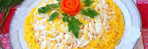 салат с картофелем и курицей