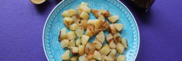 теплый салат с картофелем