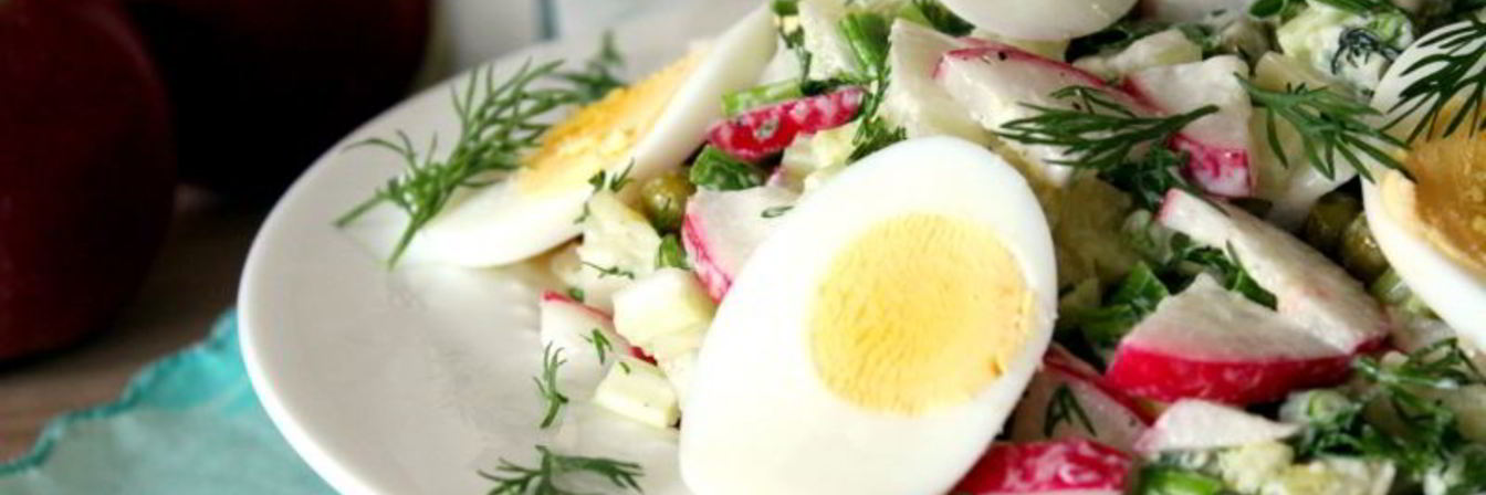 Весенний картофельный салат