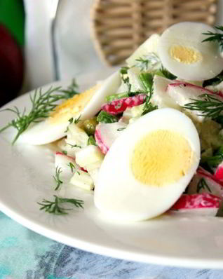 Весенний картофельный салат