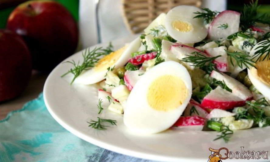 Рецепт весеннего картофельного салата