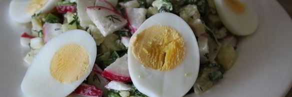 весенний картофельный салат