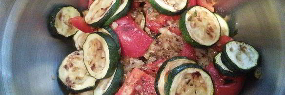 хлебный салат с антипасти и фетой