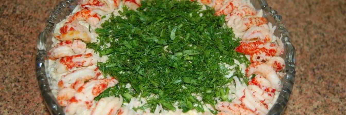 Классический французский салат Оливье