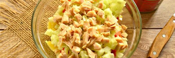 оливье с кальмарами