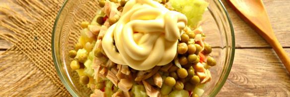 оливье с кальмарами