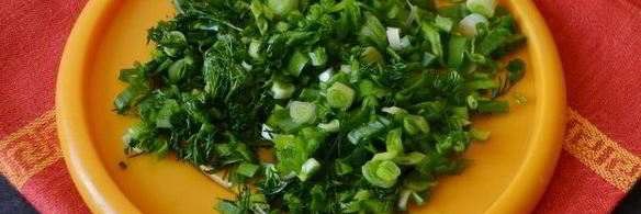 оливье с курицей и кукурузой