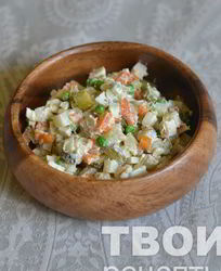 Оливье с курицей