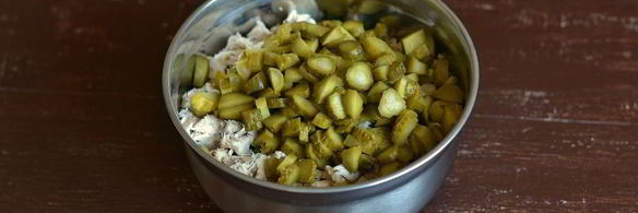 оливье с курицей