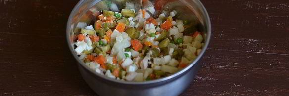 оливье с курицей