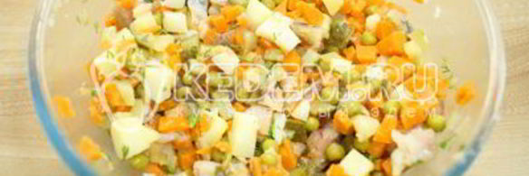 постный оливье