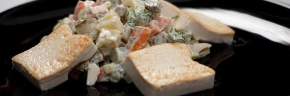 постный салат оливье