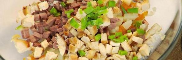 праздничный салат оливье