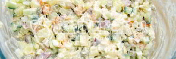 салат новогодний оливье