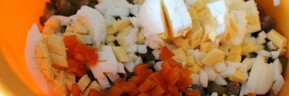 салат оливье с говядиной