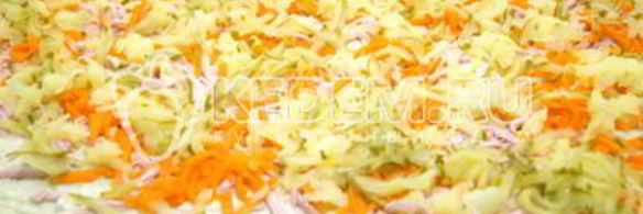 закуска оливье-рулет