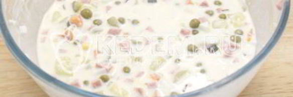 заливное оливье