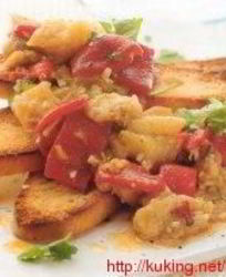 Салат из баклажанов и перцев