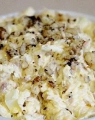 Салат из колбасного сыра Брутальный