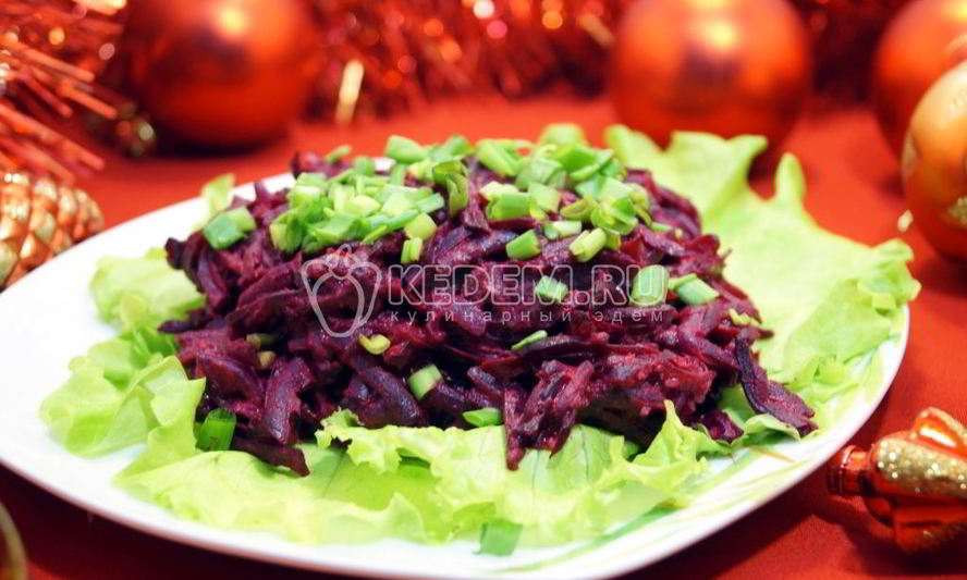 Рецепт салата из свеклы