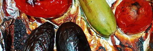 салат из запеченных овощей с сыром фета