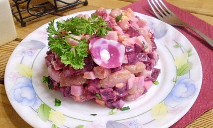 Рецепт салата к пельменям