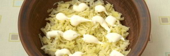 салат мимоза с горбушей