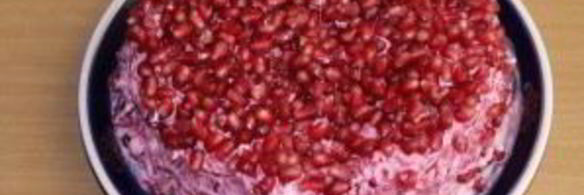 салат мясной с гранатом