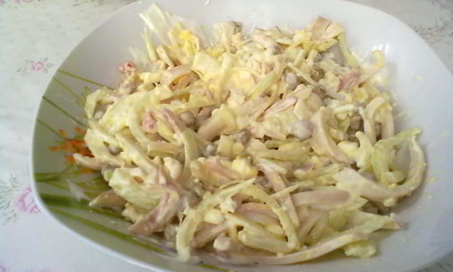 Рецепт салата нежность